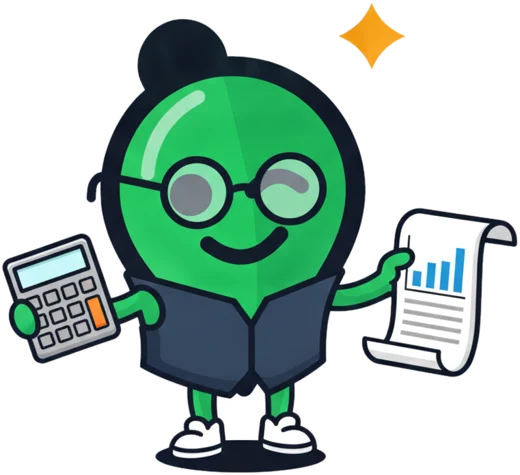 Mascote do GMN Guru para contabilidade