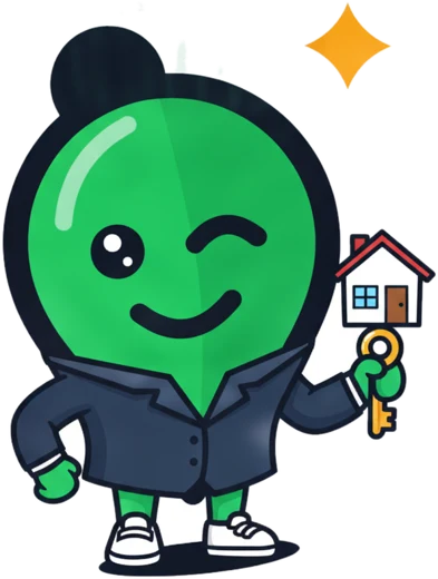 Mascote do GMN Guru para imobiliárias